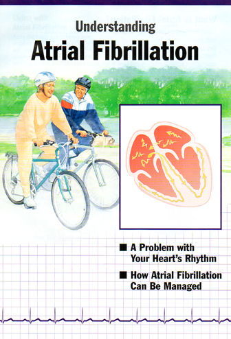 Cover illustration of two people bicycling beside a cutaway drawing of a heart.