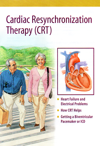 An older man and woman walking together on an outdoor boardwalk, next to a cutaway illustration of a heart.